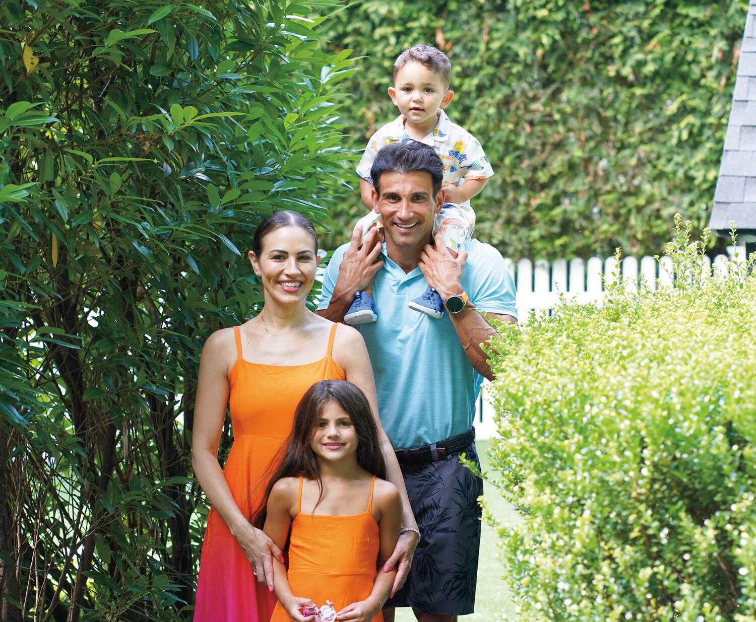 The DiVincenzo family: Paula, Joseph, Joey, and Bianca