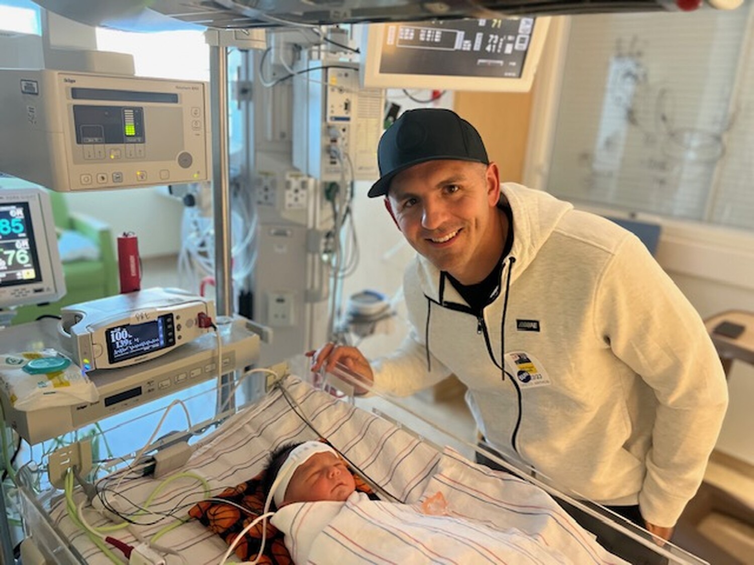 Newborn Joey at Masonic Children's Hospital